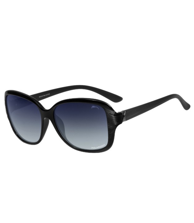 Relax Pole Woman's Sunglasses, Matt Black/Gradient Polarized Grey