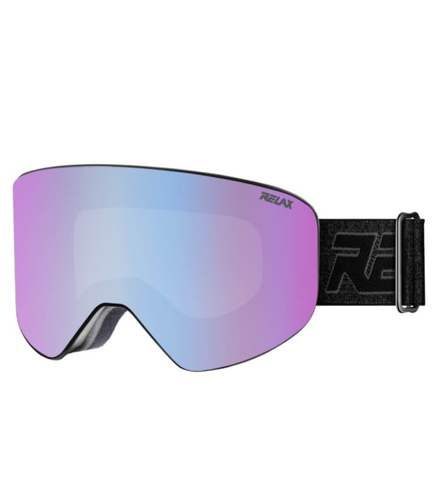 Relax Scooper Ski Goggles, Matt Black, Ocean Platinum