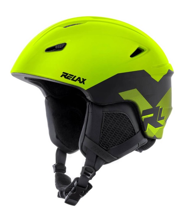 Relax Ski Helmet Wild, Neon Yellow/Black