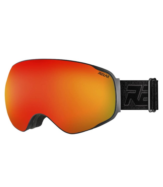 Relax Slope Ski Goggles, Black, Inferno Platinum