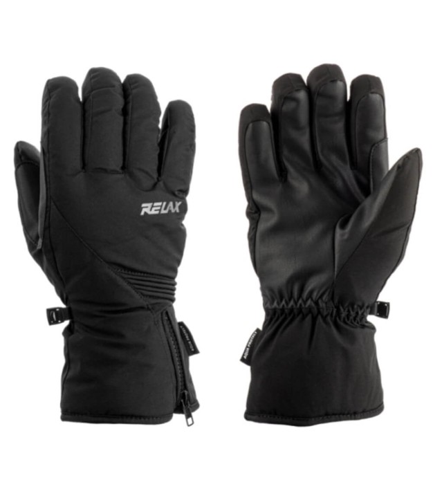 Relax Thunder Ski Gloves, Black