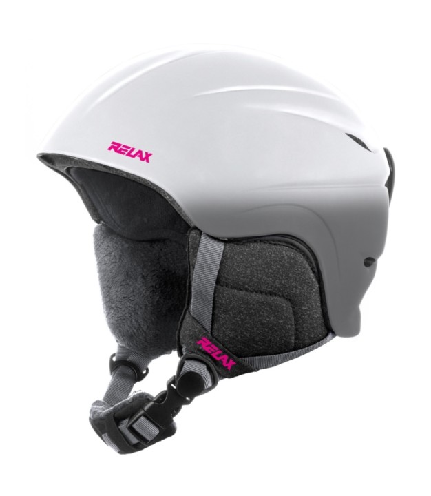 Relax Twister Kids Ski Helmet, Matt White/Grey