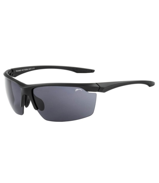 Relax Victoria Sport Sunglasses, Grey Cloud, Matt Black