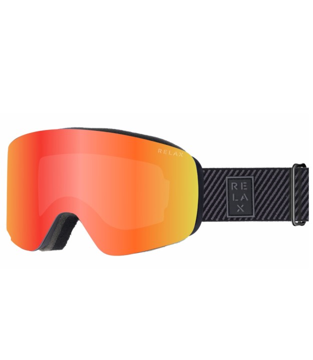 Relax Vista Ski Goggles, Black, Grey Cloud