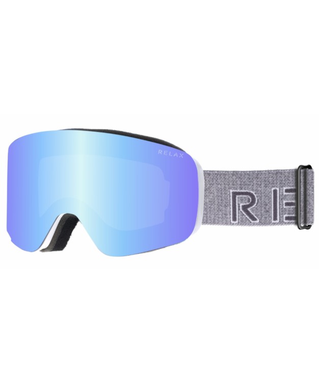 Relax Vista Ski Goggles, White, Ice Blue Platinum