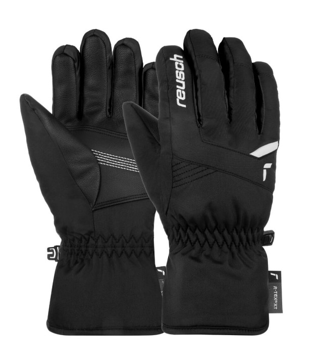 Reusch Bennet R-TEX XT Jr Kids Gloves, Black/White