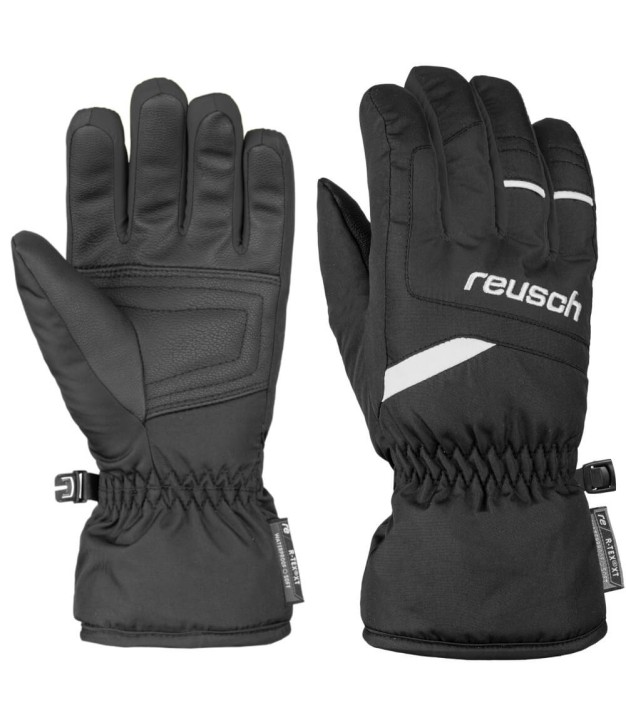 Reusch Bennet R-Tex® XT Junior Gloves, Black/White