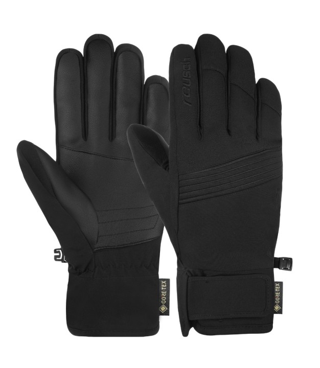 Reusch Fergus Gore-Tex Ski Gloves, Black