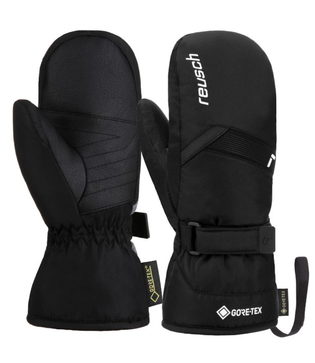 Reusch Flash Gore-Tex Jr Kids Mittens, Black