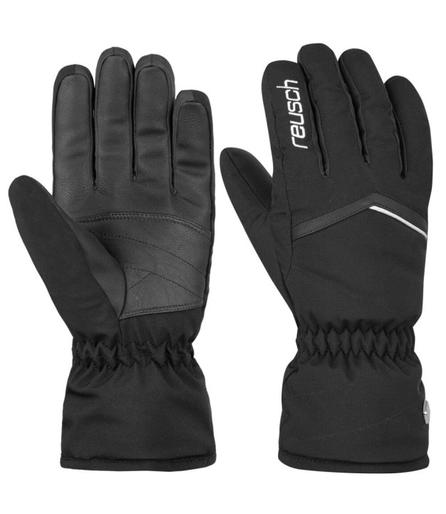 Reusch Marisa Women's Gloves, Black/White | Sieviešu Ziemas Cimdi