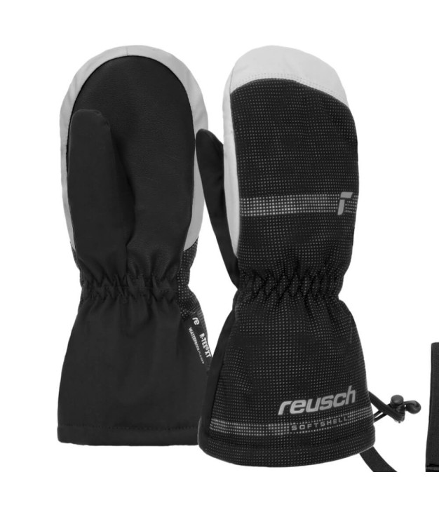 Reusch Maxi R-Tex XT Baby Mittens, Black/Reflective