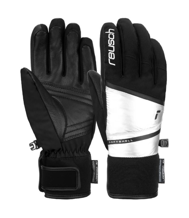 Reusch Tessa Stormbloxx Women's Gloves, Black/Silver