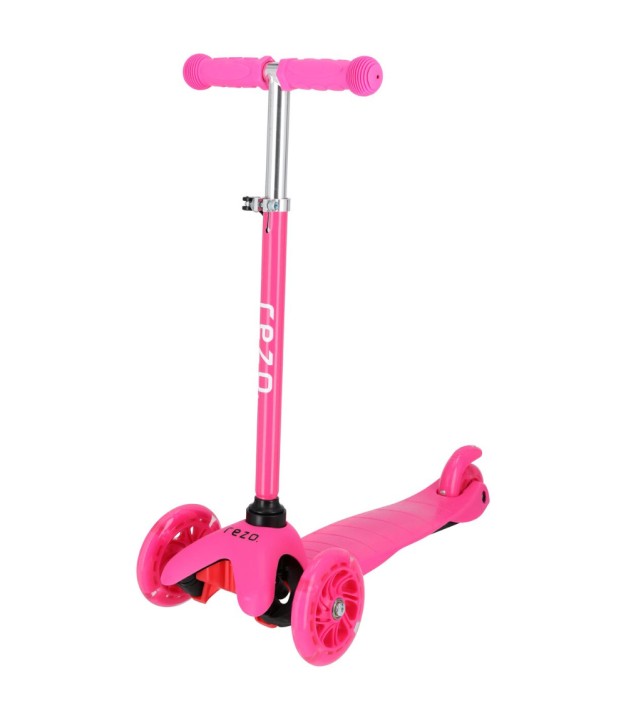 Rezo 3-Wheeled Kids Scooter w/Light, Pink