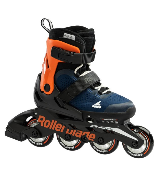 Rollerblade Microblade Kids, Midnight Blue/Warm Orange