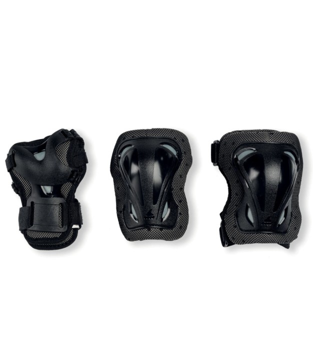 Rollerblade Skate Gear Junior 3 Pack, Black