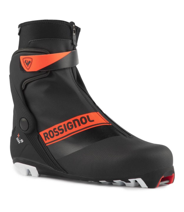 Rossignol X-8 Race Skate Unisex Nordic Boots, Black/Red