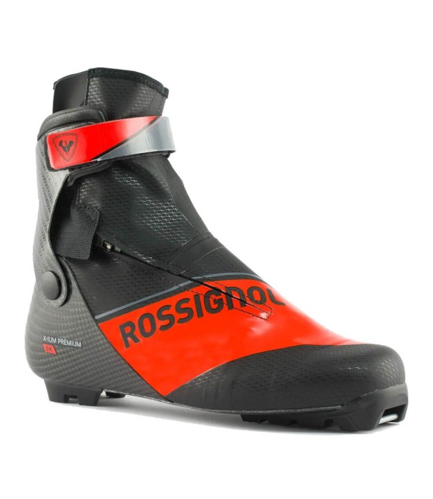 Rossignol X-Ium Carbon Premium Skate Unisex Boots, Black/Red