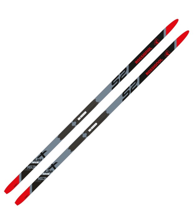 Rossignol X-Ium Skating WCS Junior Kids Skis, Black/Grey/Red