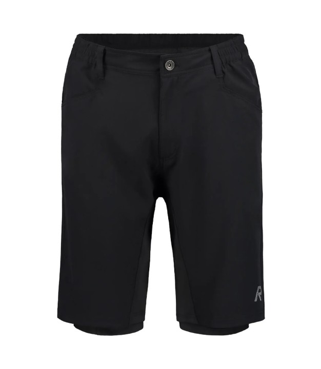 Rukka Rainio 2-in-1 Cycling Shorts, Black