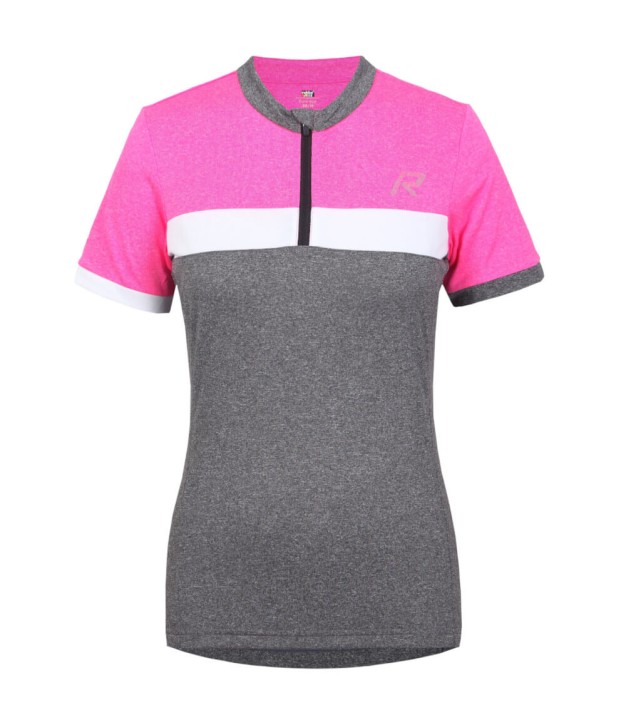 Rukka Raskog Womens Cycling shirt, grey/pink, 777549 889