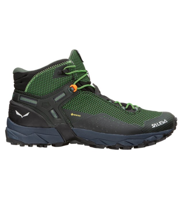 Salewa Ultra Flex 2 Mid Gore-Tex Men's Shoes, Green