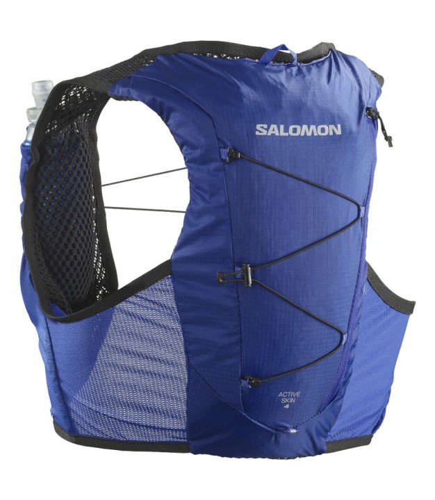 Salomon Active Skin 4 Unisex Running Vest, Surf The Web