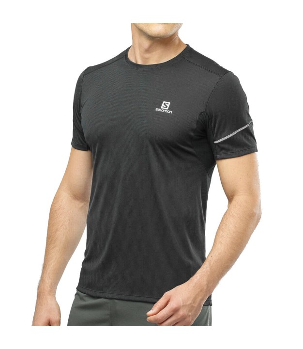 Salomon Agile Men's Short Sleeve T-Shirt, Black
