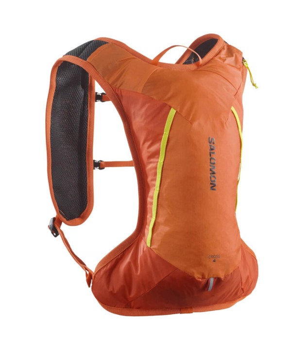 Salomon Cross 4 Backpack, cherry tomato/dragon fire