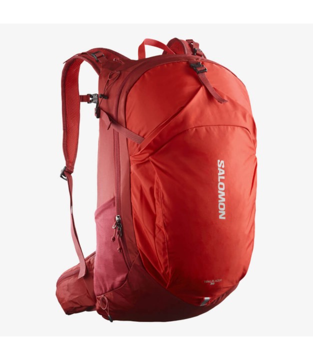 Salomon  TRAILBLAZER 30 Backpack, red dahlia/high risk red