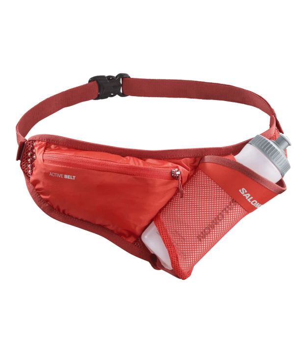 Salomon Active Belt 3D bottle, high risk red/red dahlia