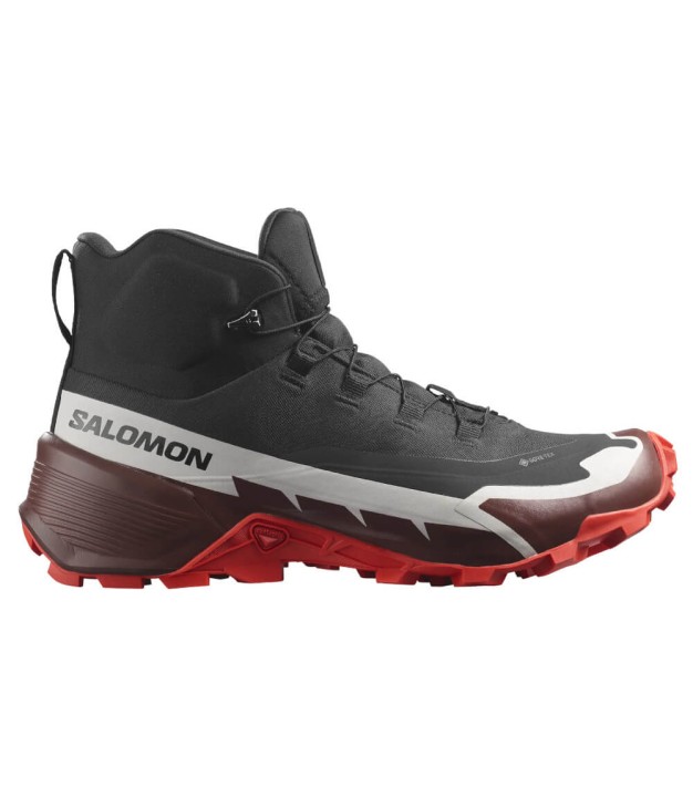 Salomon Cross Hike 2 Mid GTX Men's, Black/Bitter Chocolate/Fiery Red