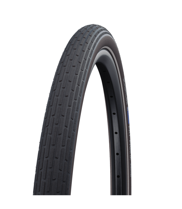 Schwalbe Fat Frank Wire Bead Tire, Reflex, 28x2.00", black/coffee