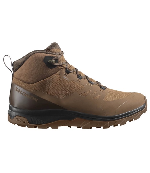 Salomon Outsnap WP Men's Boots, Dark Earth/Delicioso/Gum