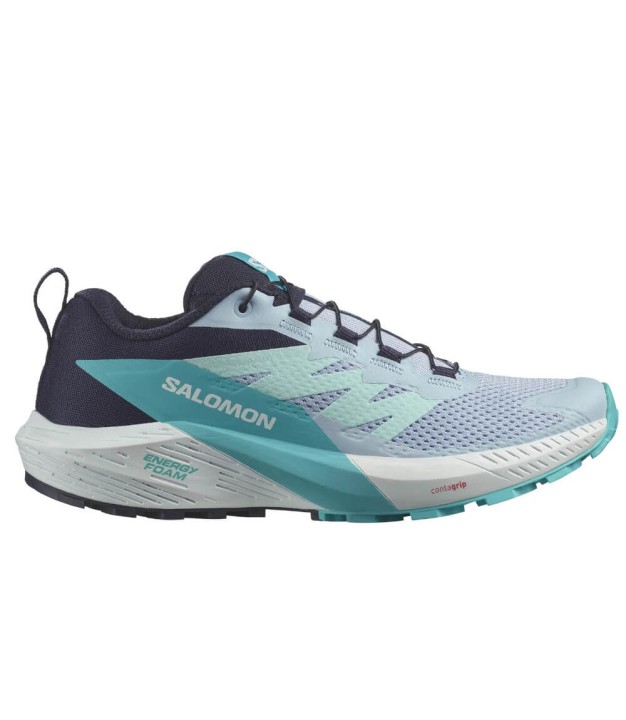 Salomon Sense Ride 5 Women's Shoes, Cashmere Blue/Carbon