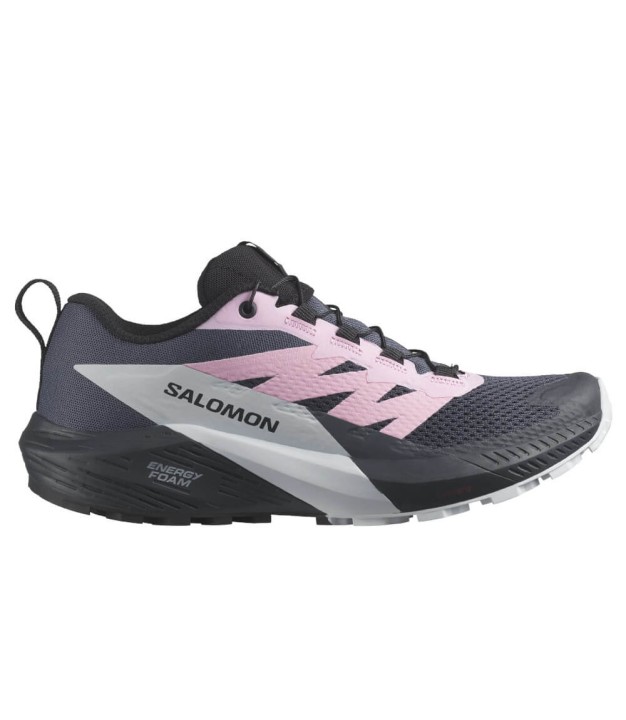 Salomon Sense Ride 5 Women's Shoes, India Ink/Lilac Sachet/Arctic Ice