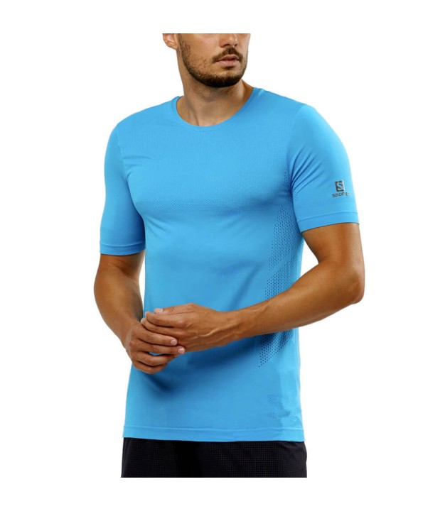 Salomon Sense Seamless Men's Tee, blue, LC1499100