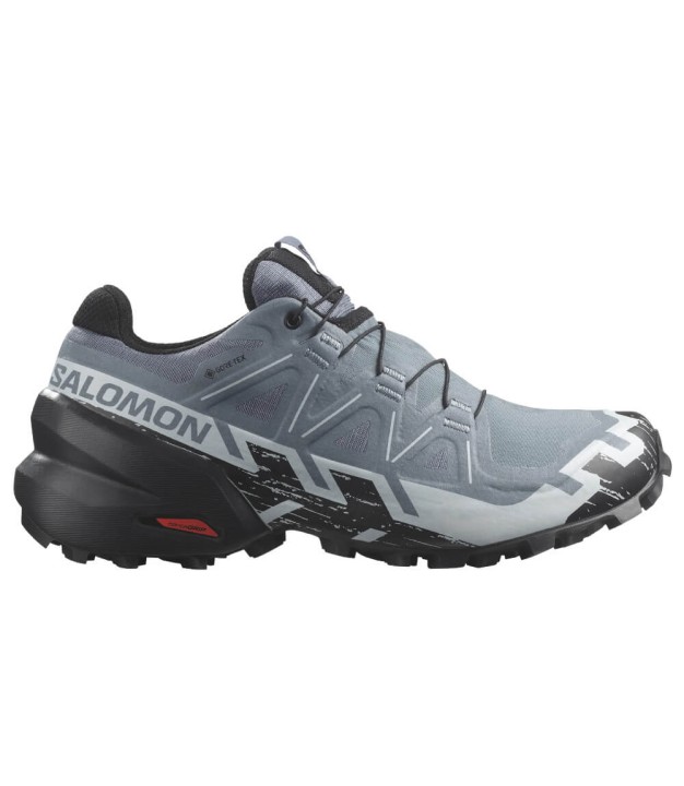 Salomon Speedcross 6 Gore-Tex Women's Shoes, Flint Stone/Black/Heather