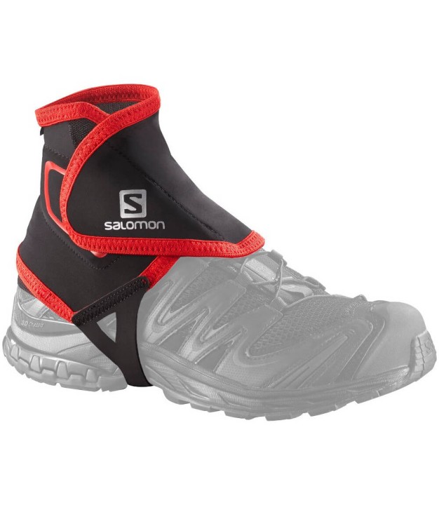 Salomon Tral Gaiters High, black/red, 380021