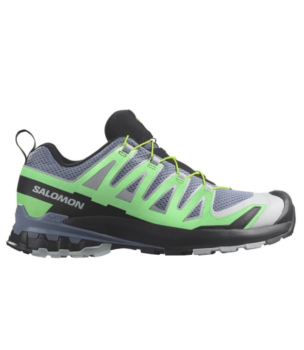 Salomon XA Pro 3D V9 Men's, Flint Stone/Green Gecko/Black