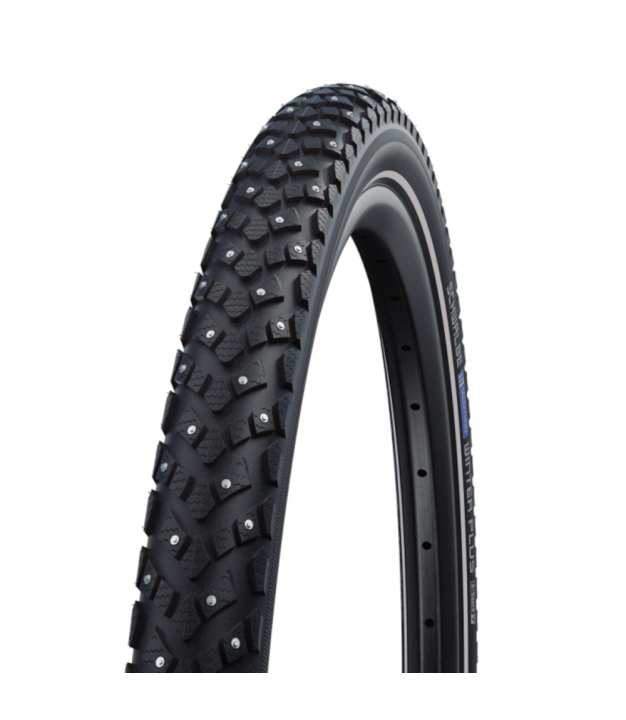 Schwalbe Marathon Winter Plus Wire Bead Tire 28x2.00", black reflex