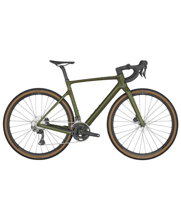 Scott Addict Gravel 30 Bike, Green/Black, 2023