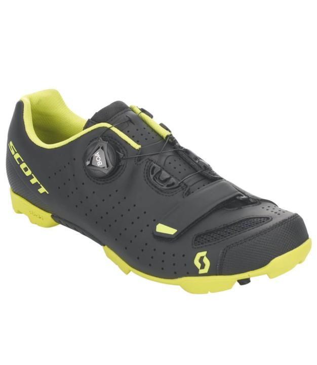 Scott MTB Comp BOA® Shoes, Black/Yellow