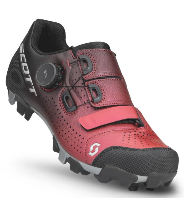 Scott MTB Team BOA® Lady Shoes, Black Fade/Metallic Red