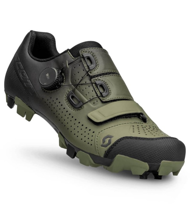 Scott MTB Team BOA® Shoes, Black/Fir Green