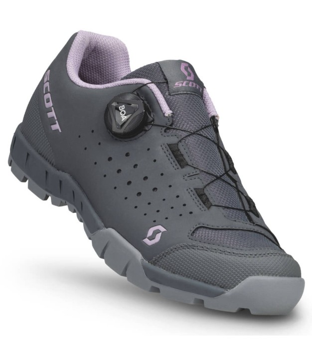 Scott Sport Trail Evo BOA® Women's Shoes, Dark Grey/Light Pink