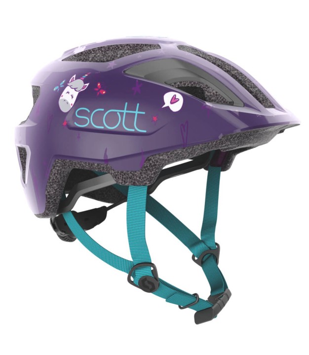 Scott Spunto Kid (CE) Helmet, Purple/Blue