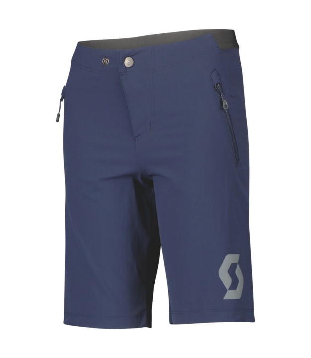 Scott Trail 10 LS/Fit W/Pad Junior Shorts, Midnight Blue