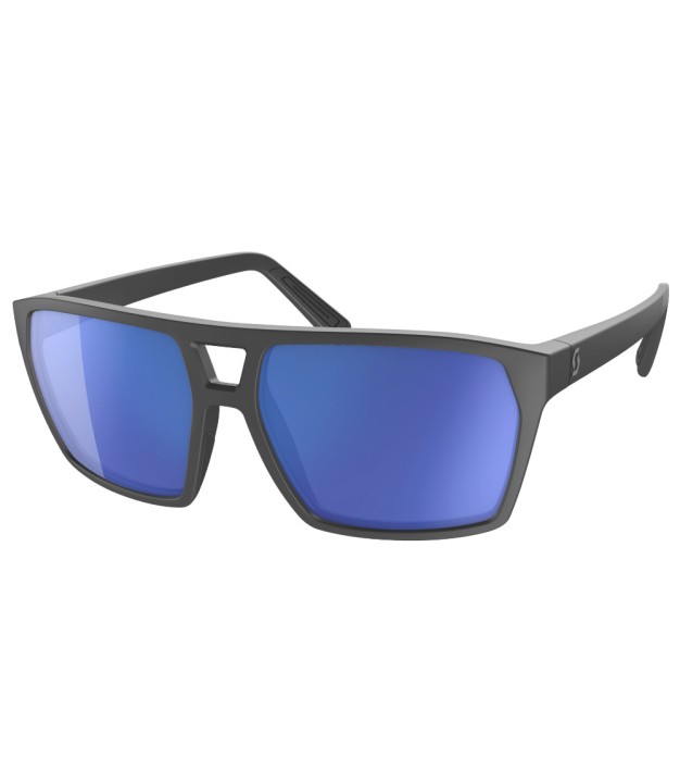 Scott Tune Sunglasses, Black/Blue Chrome