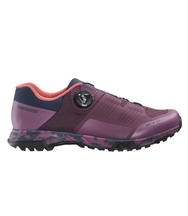 Shimano SH-ET700 Women's E-Bike/Trekking Shoes, Plum