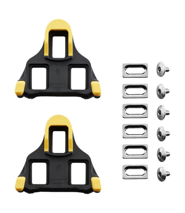 Shimano SM-SH11 SPD-SL 6° Cleats, Pair, Yellow